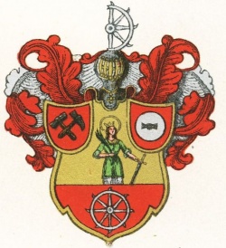 Wappen von Hora Svaté Kateřiny/Coat of arms (crest) of Hora Svaté Kateřiny