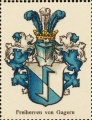 Wappen Freiherren von Gagern nr. 1718 Freiherren von Gagern
