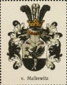 Wappen von Malkewitz nr. 3482 von Malkewitz