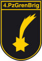 4th Armoured Grenadier Brigade, Austrian Army.png