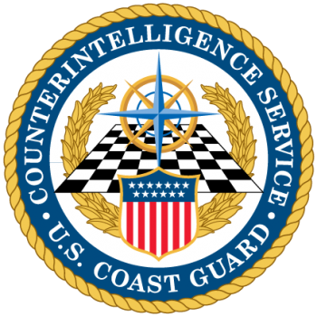 Coat of arms (crest) of the Counterintelligence Service, US Coast Guard