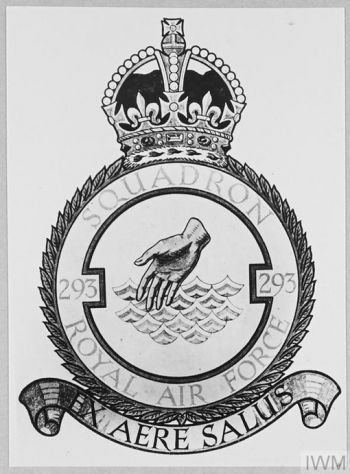 Coat of arms (crest) of the No 293 Squadron, Royal Air Force