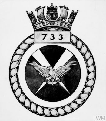 Coat of arms (crest) of the No 733 Squadron, FAA