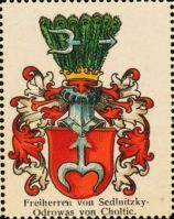 Wappen Freiherren von Sedlnitzky-Odrowas von Choltic