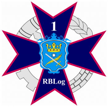 Coat of arms (crest) of the 1st Regional Logistics Base, Polish Army