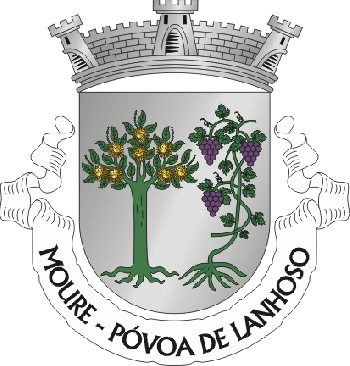 Brasão de Moure (Póvoa de Lanhoso)/Arms (crest) of Moure (Póvoa de Lanhoso)