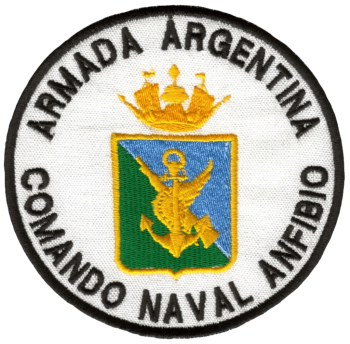 Coat of arms (crest) of the Naval Amphibious Command, Argentine Navy