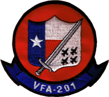 Coat of arms (crest) of the VFA-201 Hunters, US Navy