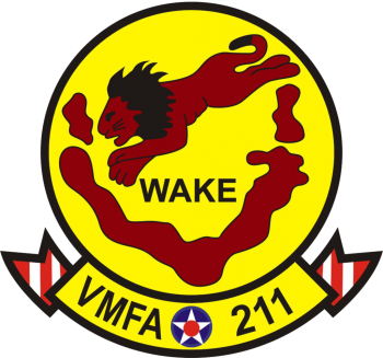 Coat of arms (crest) of the VMFA-211 Wake Island Avengers, USMC