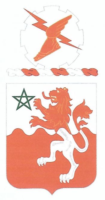 Coat of arms (crest) of 9th Signal Battalion, US Army