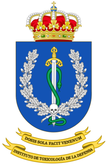 Coat of arms (crest) of the Defence Institute of Toxicology, Spain