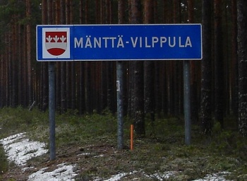Coat of arms (crest) of Mänttä-Vilppula