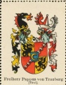 Wappen Freiherr Pappus von Trazberg nr. 1283 Freiherr Pappus von Trazberg