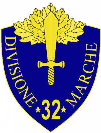 Coat of arms (crest) of the 32nd Infantry Division Marche, Italian Army