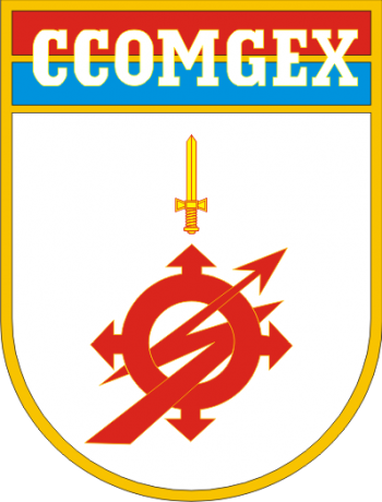 Coat of arms (crest) of the Army Signal and Electronic Warfare Centre, Brazilian Army