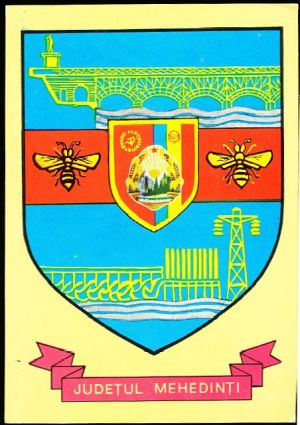 Coat of arms (crest) of Mehedinți (county)