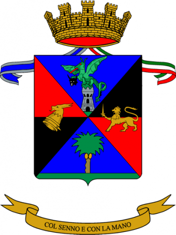 Coat of arms (crest) of the 131st Engineer Battalion, Italian Army
