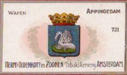 Wapen van Appingedam/Arms (crest) of Appingedam