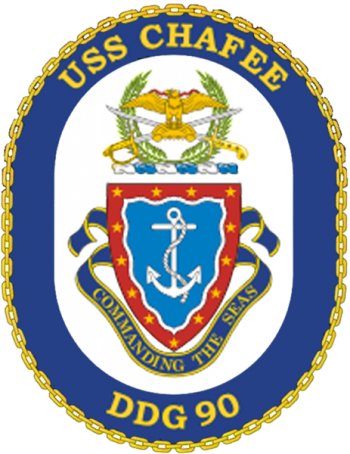 Coat of arms (crest) of the Destroyer USS Chafee (DDG-90)