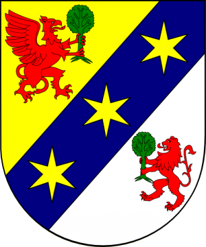 Arms of Ján Gustíni-Zubrohlavský