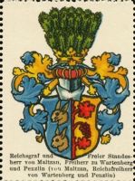 Wappen Reichsgraf und Freier Standesherr von Maltzan