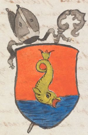 Arms (crest) of Nicolas Delfis