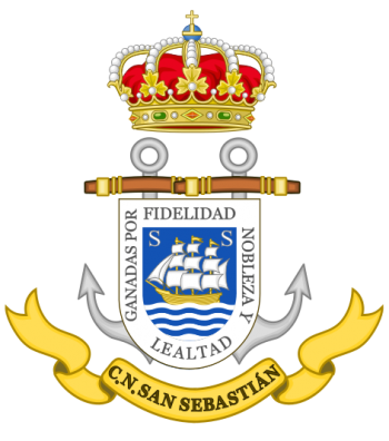 Coat of arms (crest) of the Naval command of San Sebastian, Spanish Navy