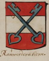 Wapen van Rauwerderhem/Arms (crest) of Rauwerderhem