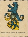 Wappen Freiherren Stein zu Lausnitz nr. 1367 Freiherren Stein zu Lausnitz