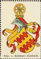 Wappen Freiherr von Krüdener