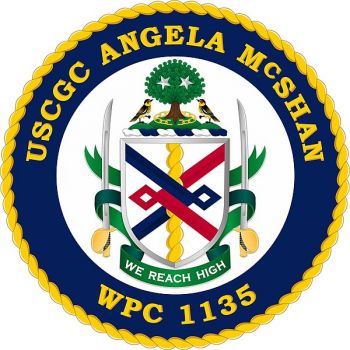 Coat of arms (crest) of the USCGC Angela McShan (WPC-1135)