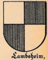 Wappen von Lambsheim/ Arms of Lambsheim
