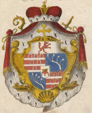 Arms (crest) of Leopold Ernst von Firmian