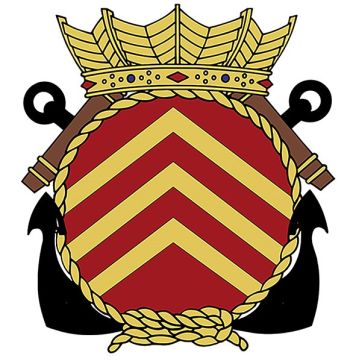 Coat of arms (crest) of the Zr.Ms. Den Helder, Royal Netherlands Navy