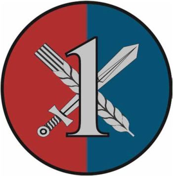 Coat of arms (crest) of 1st Logistic Battalion, Poland