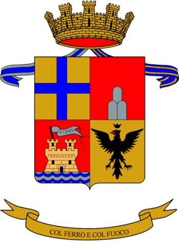 Coat of arms (crest) of the 28th Artillery Regiment, Italian Army