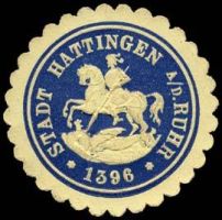 Wappen von Hattingen/Arms (crest) of Hattingen