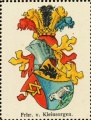 Wappen Freiherr von Kleinsorgen nr. 1489 Freiherr von Kleinsorgen