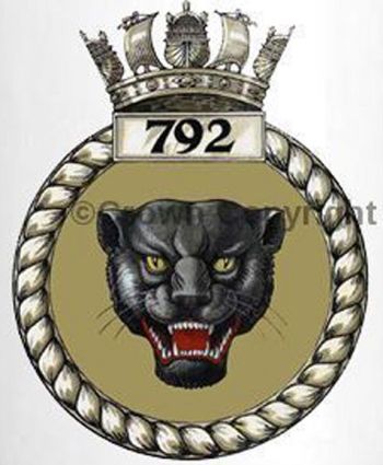 Coat of arms (crest) of the No 792 Squadron, FAA