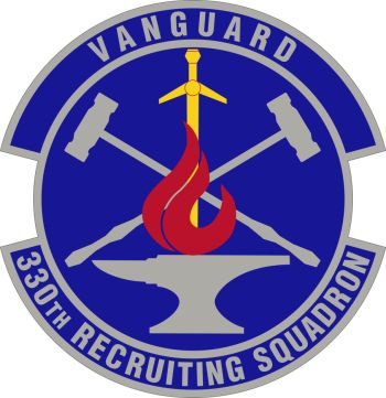 Coat of arms (crest) of the 330th Recruiting Squadron, US Air Force