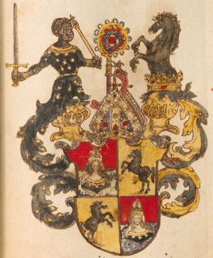 Arms (crest) of Johann Adam Renner von Allmendingen