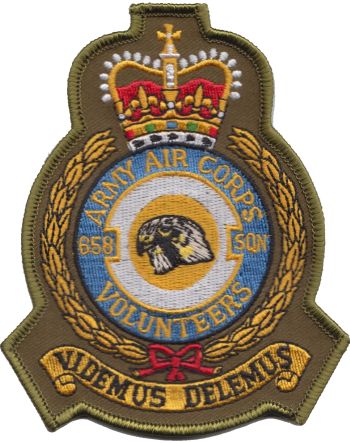 Coat of arms (crest) of the No 658 Squadron, AAC, British Army