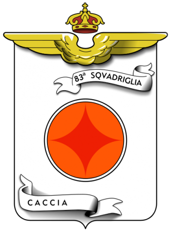 Coat of arms (crest) of the 83rd Fighter Squadron, Regia Aeronautica