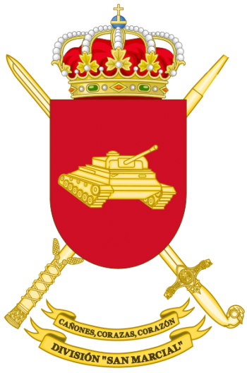 Coat of arms (crest) of the Division San Marcial, Spanish Army
