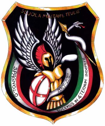 Coat of arms (crest) of the Course Spagnolo I 2009-2012, Military School Teulié, Italian Army