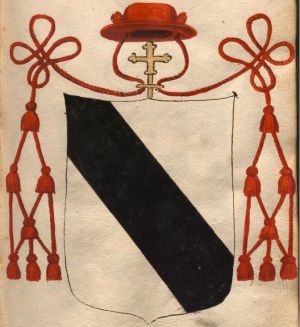 Arms of Bernardino López de Carvajal y Sande