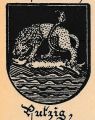 Wappen von Putzig/ Arms of Putzig