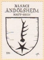 Blason d'Andolsheim /Arms (crest) of Andolsheim