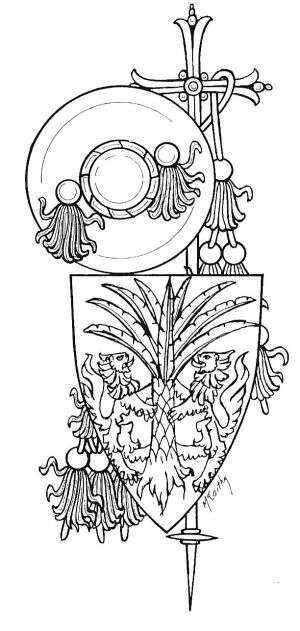 Arms (crest) of Francesco degli Atti
