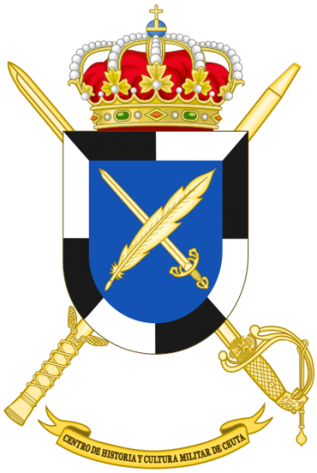 Coat of arms (crest) of the Military History and Culture Center Ceuta, Spanish Army